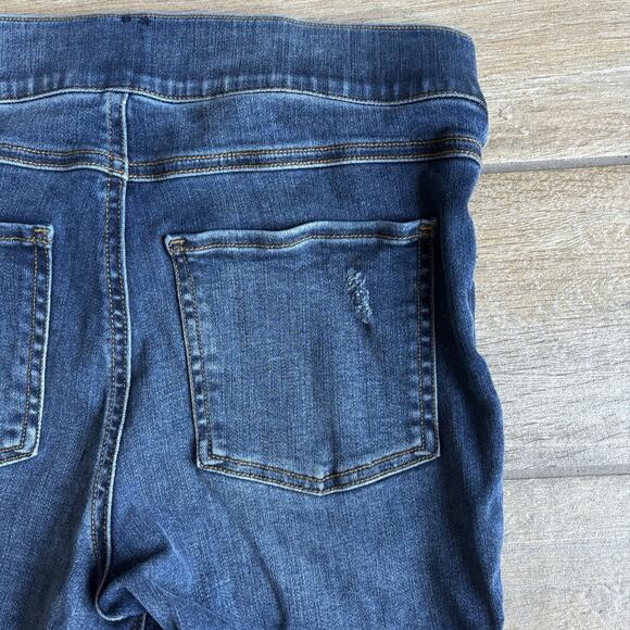 Spanx Jeans Women's Size Small Distressed Pull On Skinny Ankle Denim 20203R - Picture 15 of 16